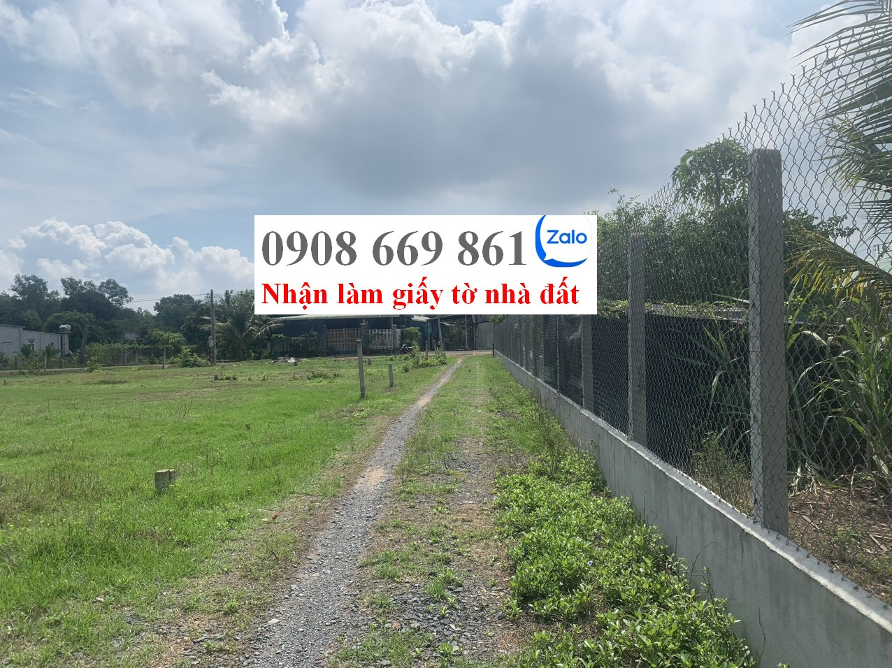 bán đất . thổ cư 106 m2 . xã tiên thuận . bến cầu
