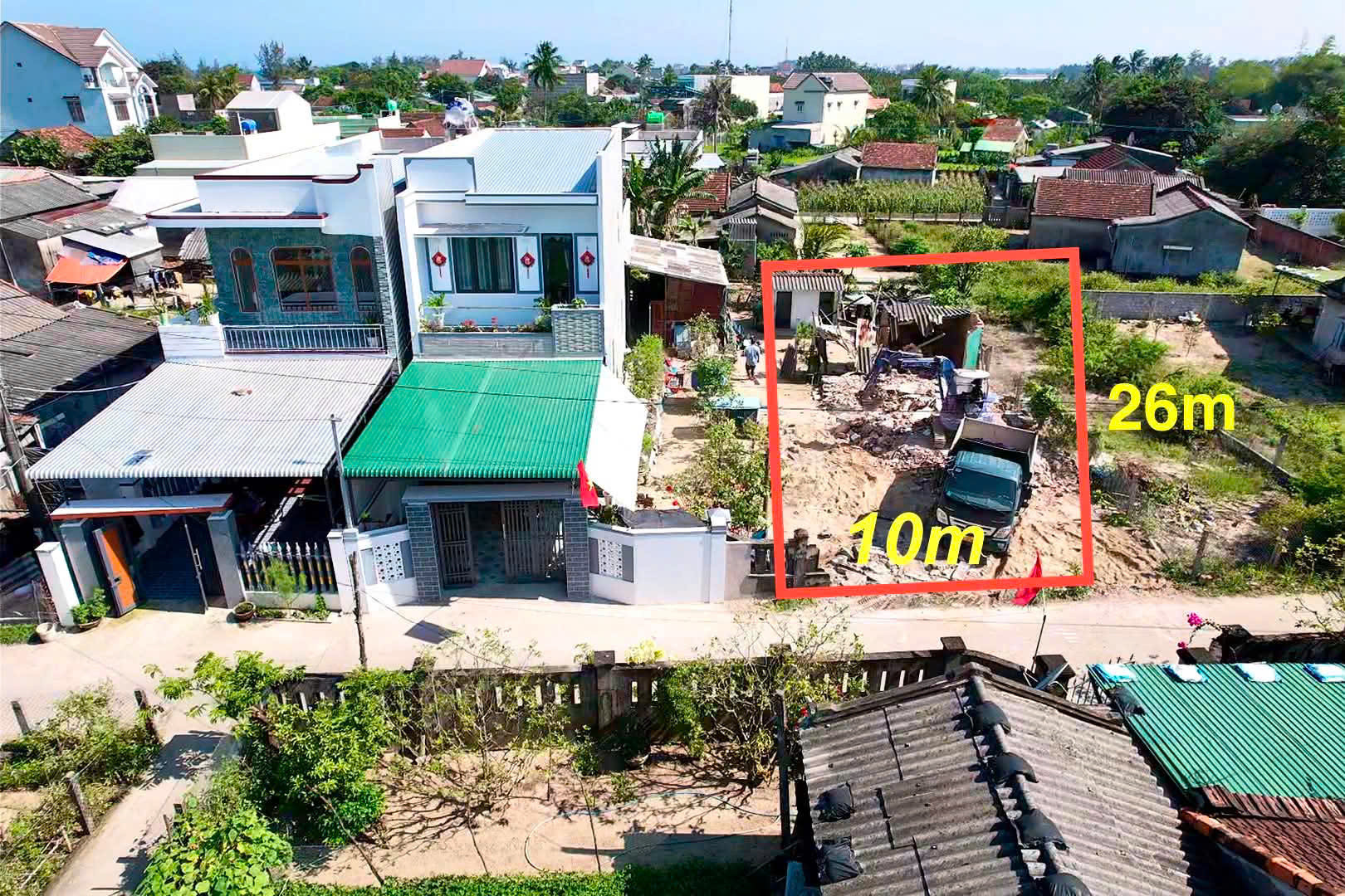 Bán đất 260m² full thổ cư ngang 10m giá 1.65 tỷ tại Xã Tịnh Khê