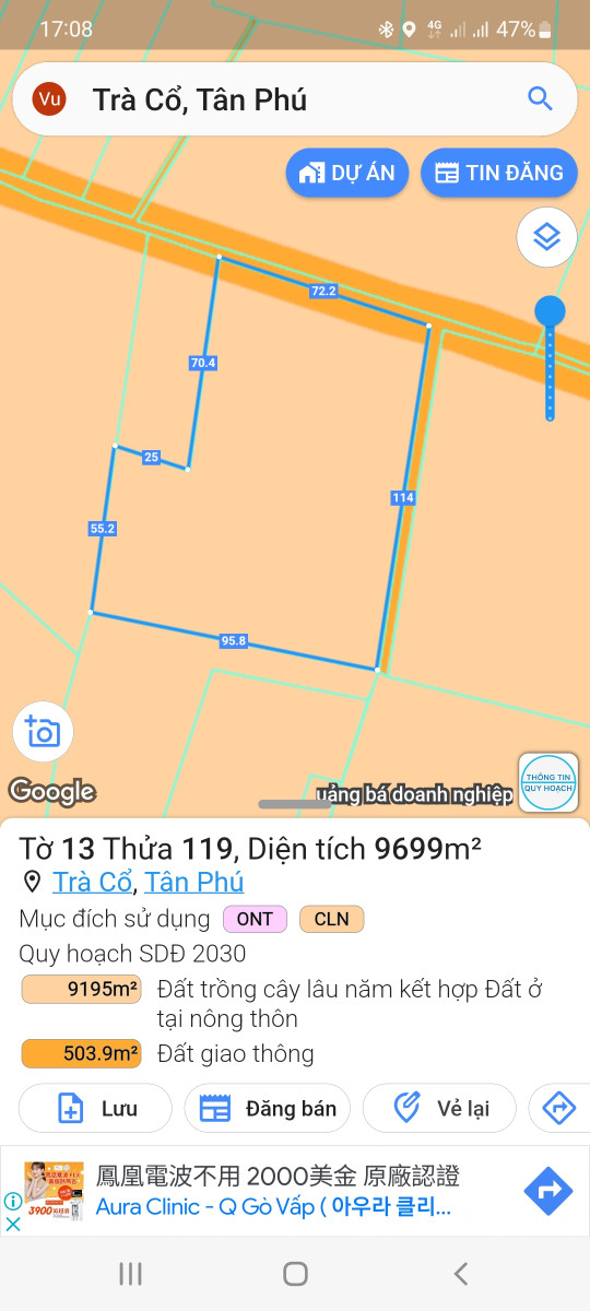 Nhà Đất Trà Cổ Tân Phú Đồng Nai