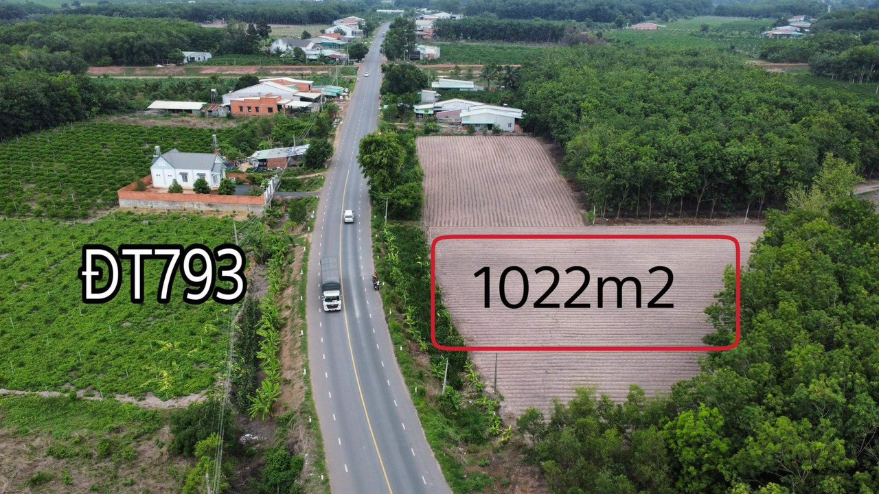 Bán đất 1022m² 1.8 tỷ tại Xã Trà Vong Huyện Tân Biên