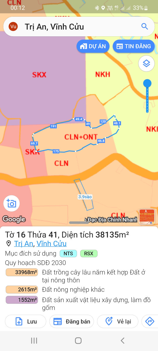 Nhà Đất Trị An Vĩnh Cửu Đồng Nai