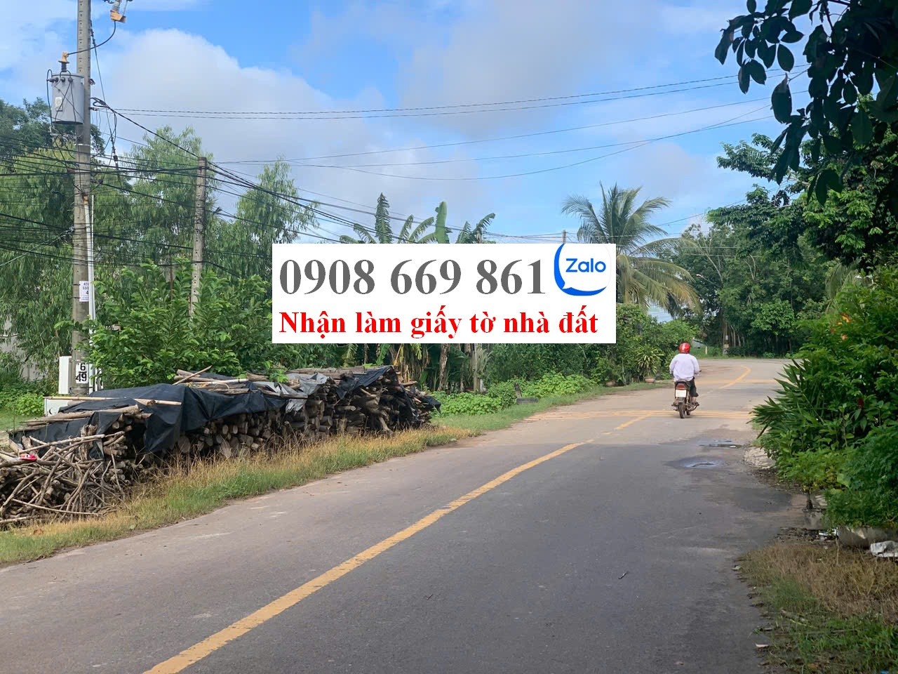 bán đất MT hương lộ 11B . DT 200 m2 . xã trí bình . châu thành