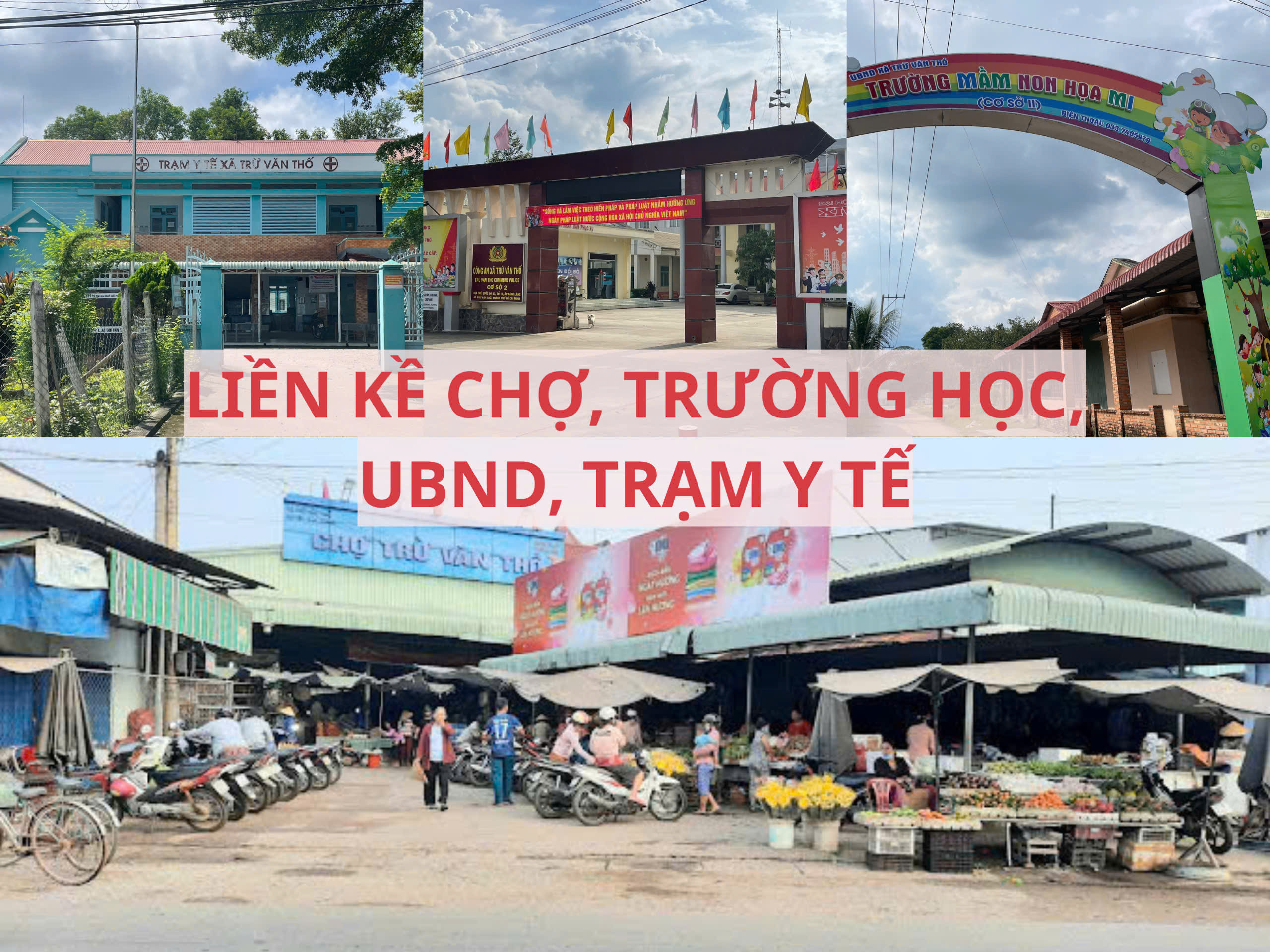 Bán đất 263m² có sẵn 100m² thổ cư ngang 5m giá 950 triệu tại Xã Trừ Văn Thố