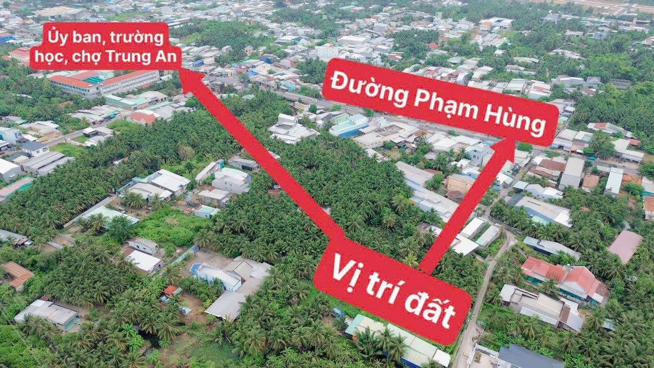 💞BÁN  1️⃣.1️⃣0️⃣0️⃣m2 THỔ CƯ đường ô tô 7C gần Nguyễn Công Bình - Trung An cách Phạm Hùng 100m
