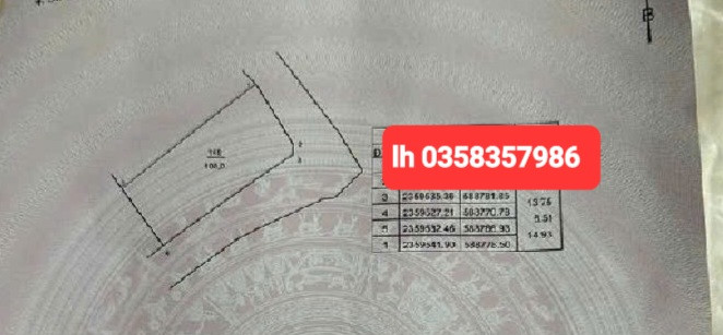 Bán đất 100m² full thổ cư ngang 7.48m giá 1.8 tỷ tại Xã Trung Giã