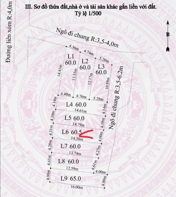 Bán 60,5 m Trung Hà Thuỷ Nguyên . Ô tô 7 chỗ vào tận đất .giá êm .l/h:076.231.9990 e Thúy
