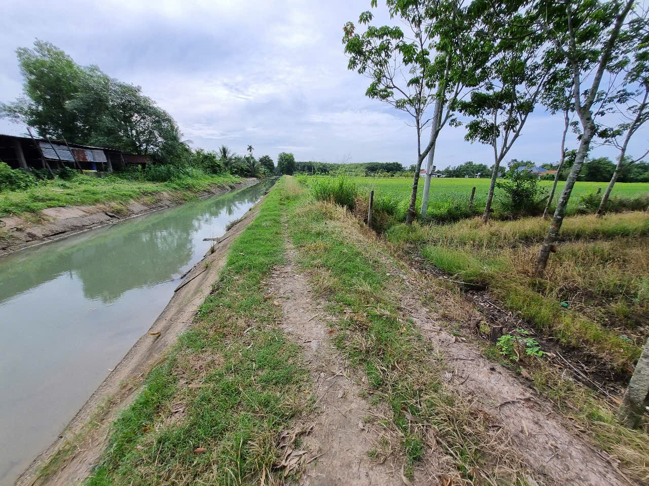 (S653) (Đã bán )  Đất mặt Kênh, 1/ Trung Lập, dt 2.842m2, giá 2 tỷ 100