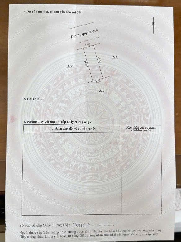 👑 B.án lô đất Tính Linh Trung Nghĩa TPHY
Diện tích: 65,3 m - lô áp góc 

👉Gần dự án Vingroup nhà ở xã hội 
👉Cách dự án khu nghỉ dưỡng sân golf và tuyến đường di sản hơn 1km