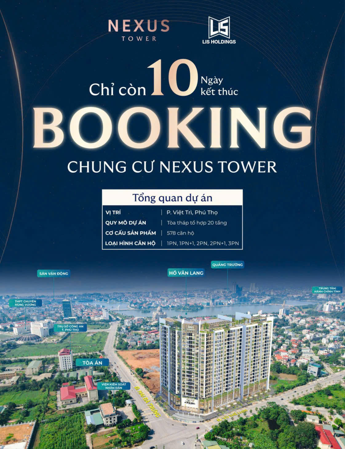 ĐỪNG BỎ LỠ! 10 NGÀY CUỐI CÙNG ĐĂNG KÝ BOOKING NEXUS TOWER TRƯỚC KHI RA HÀNG