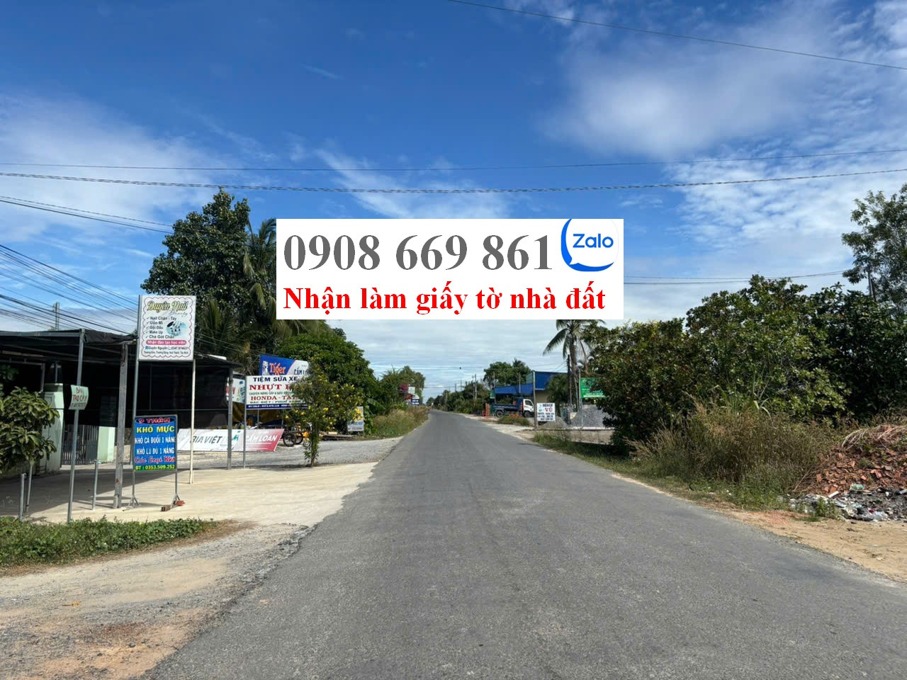 bán đất MT đường trường đông . DT 140 m2 . Full thổ . xã trường đông . hòa thành
