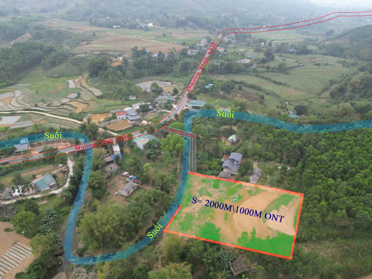 Bán lô đất nghỉ dưỡng view suối đẹp tại Kim Bôi, Hòa Bình