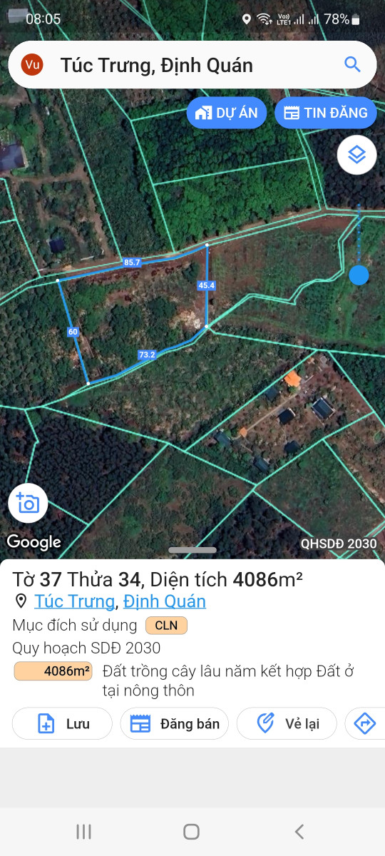 Nhà Đất Túc Trưng Định Quán Đồng Nai
