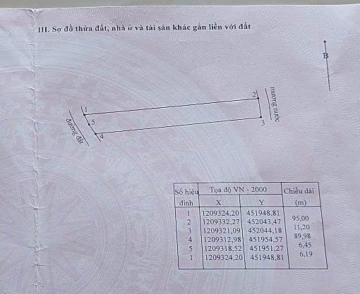 Bán đất 1060.6m² ngang 12m giá 1.59 tỷ tại Xã Tuyên Quang