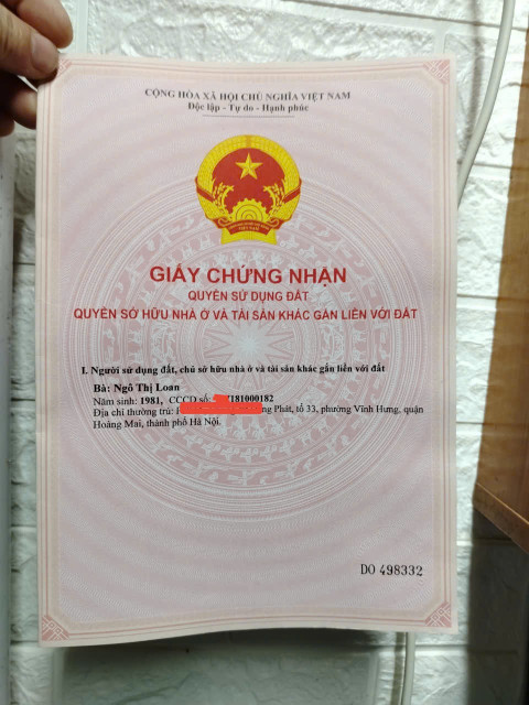 50,4m2 đất sổ đỏ chính chủ  Vân Côn