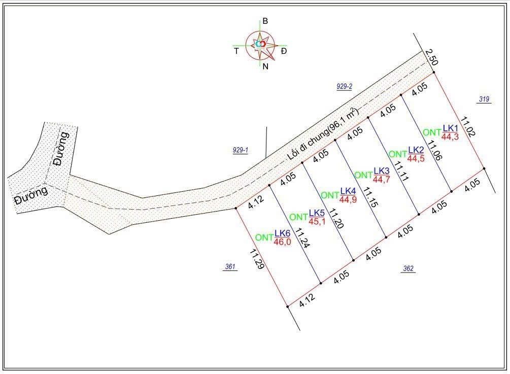 Bán Đất 443m² thổ cư 443m² giá 1.65 tỷ tại Xã Văn Giang Hưng Yên