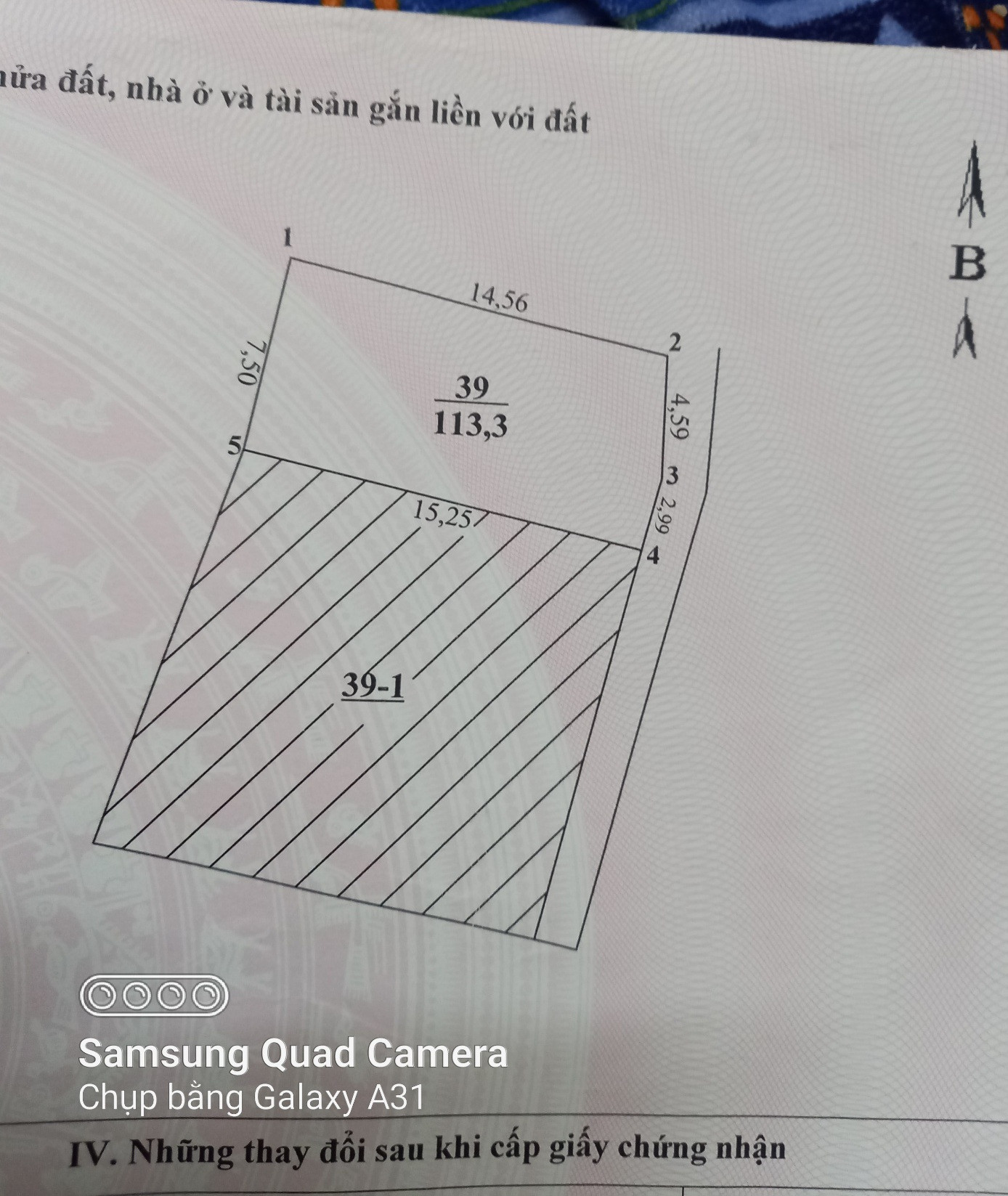 Cần tiền, bán thấp hơn xung quanh: 113m2 đất thổ cư SĐCC, mặt tiền lớn 7,5m xây nhà đẹp, hướng Đông Nam mát Hè ấm Đông.
