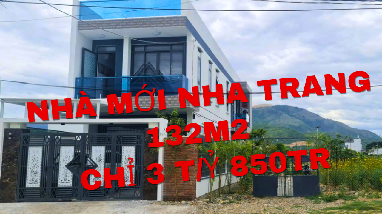 Bán Gấp nên hạ giá, nhà Vĩnh Hiệp Nha Trang. 132m2 chỉ 3 tỷ 850tr