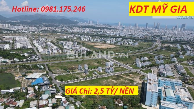 Bán đất nền dự án tại Dự án Khu đô thị Mỹ Gia, Nha Trang, Khánh Hòa diện tích 100m2 giá 2.5 Tỷ - Đường hiện trạng rộng 13m