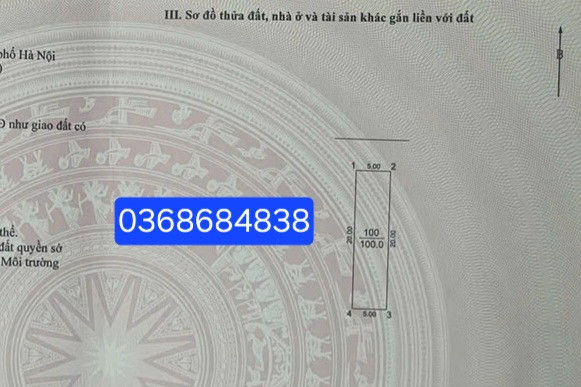 Bán đất 100m² ngang 5m giá 15.9 tỷ Xã Vĩnh Thanh