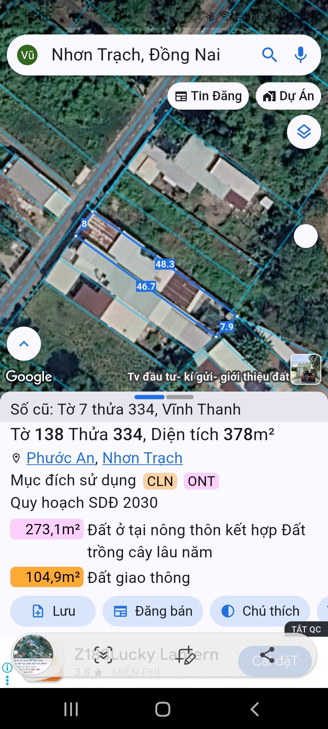 Nhà Đất Vĩnh Thanh Nhơn Trạch Đồng Nai