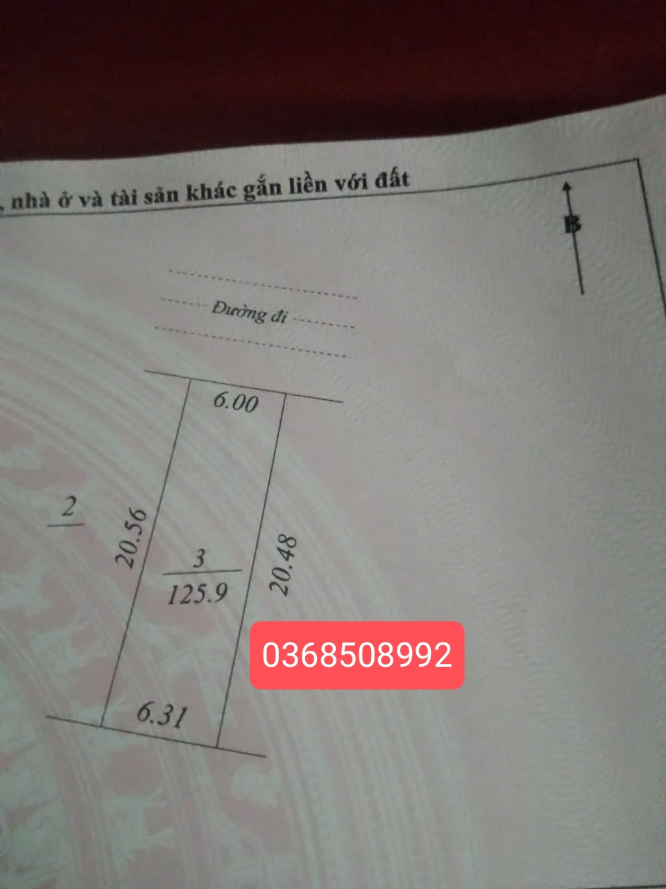 Bán đất 126m² ngang 6m giá 2.9 tỷ Xã Xuân Cẩm