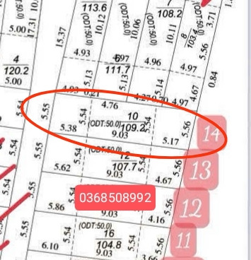 Bán đất 109m² ngang 5,5m giá 660 triệu Xã Xuân Cẩm