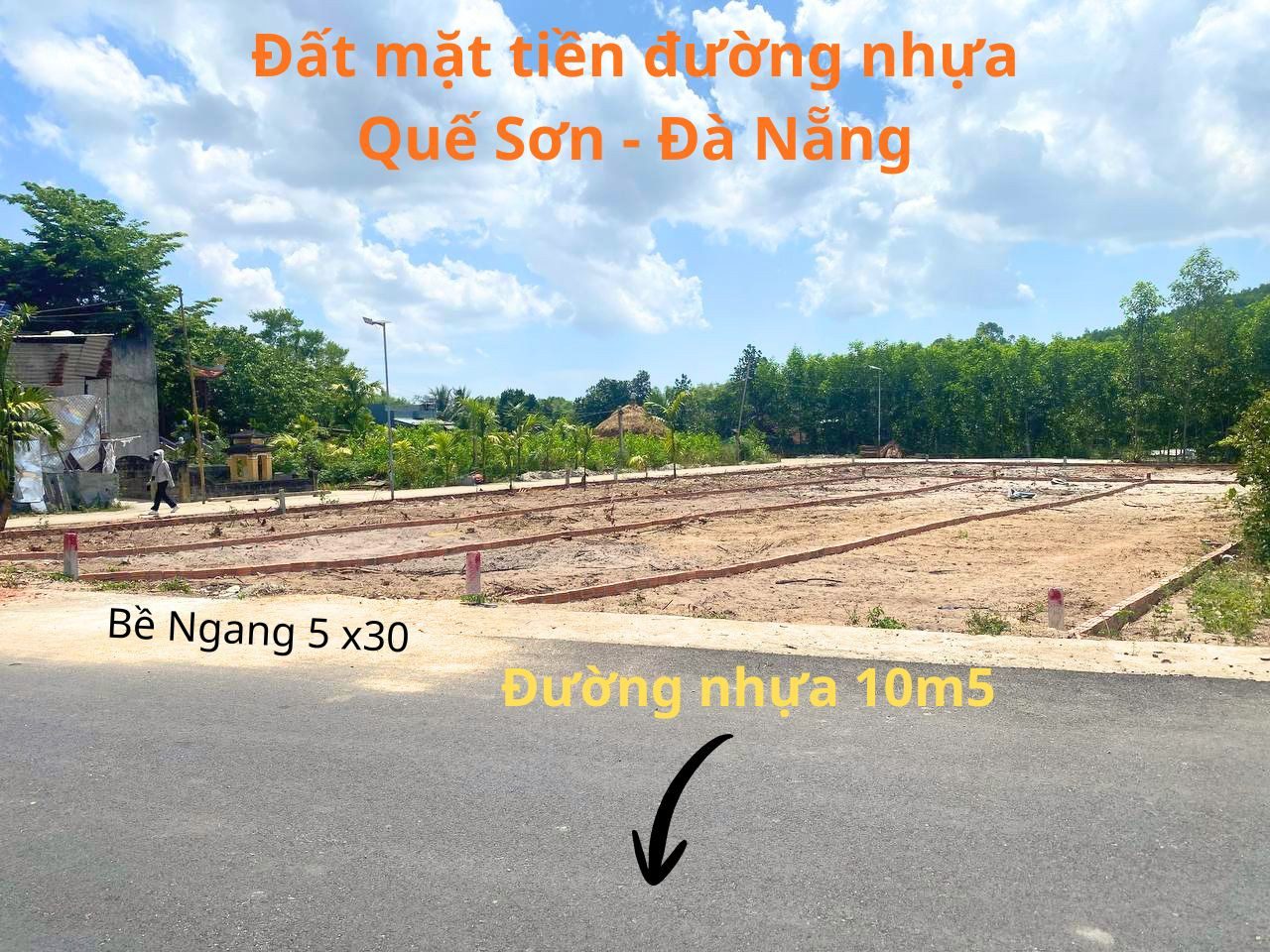 ĐẤT MẶT TIỀN NHỰA 10M5 THỊ TRẤN HƯƠNG AN