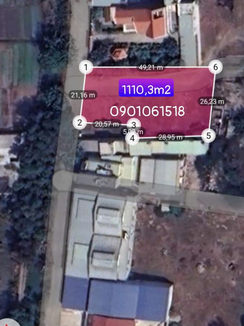 Bán đất MẶT TIỀN XTS 38 1110,3m² ngang 21m giá 33 tỷ Xã Xuân Thới Sơn