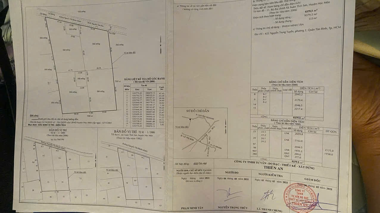 Bán đất 9379,5m² ngang 90m giá 56 tỷ tại Xã Xuân Thới Sơn Huyện Hóc Môn