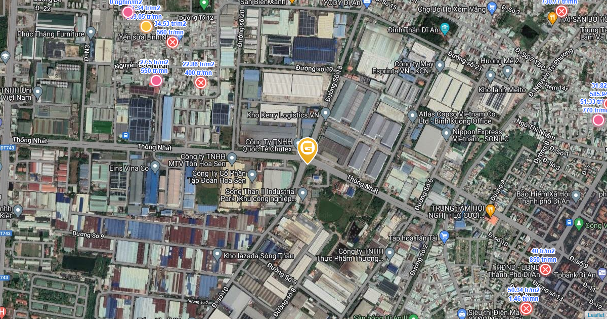 Tra cứu bảng giá nhà đất Đường Đặng Văn Mây, Thị xã Dĩ An tháng 06/2025 ...