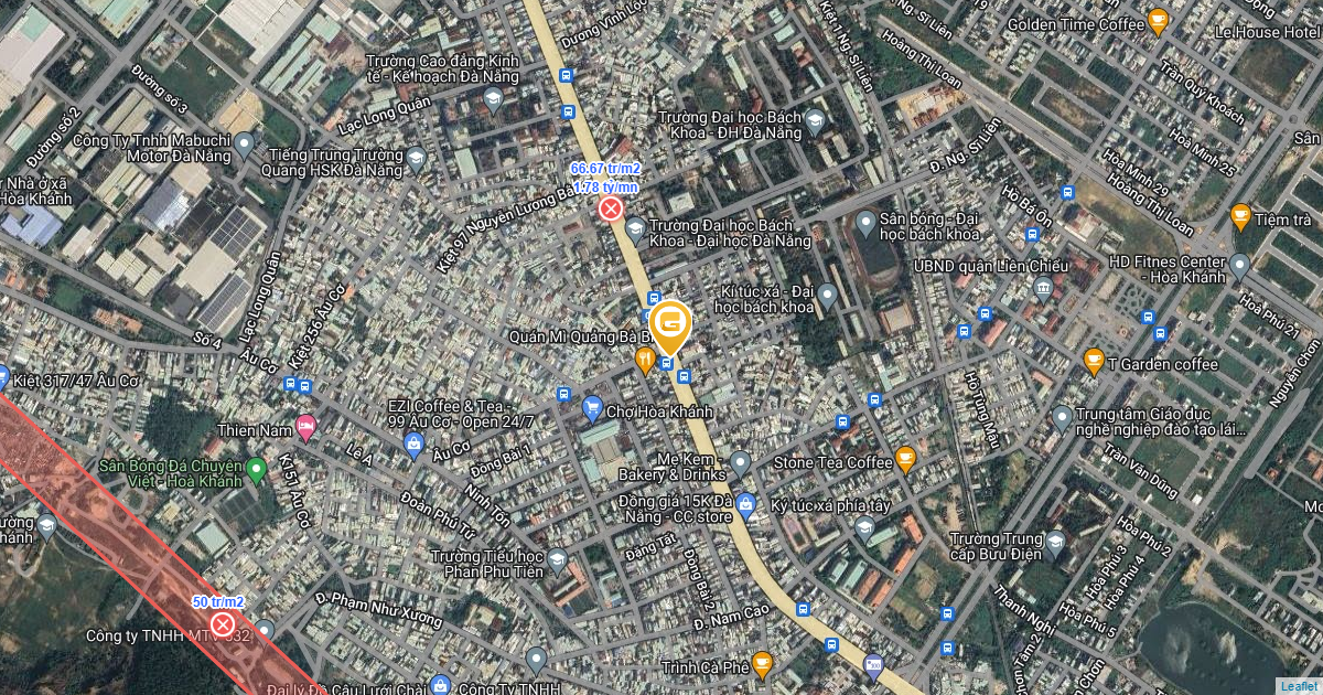 Tra cứu bảng giá nhà đất Đường Trần Tấn, Quận Liên Chiểu tháng 02/2026 ...