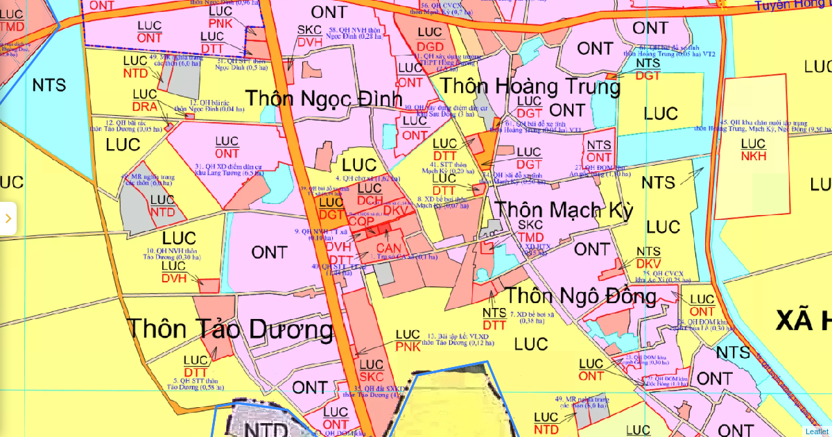 Quy hoạch phát triển khu vực
