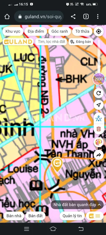Bán bán  đất thổ cư 120m² , giá 620 triệu tại, Xã Tân Bình, Huyện Tân Biên, Tây Ninh