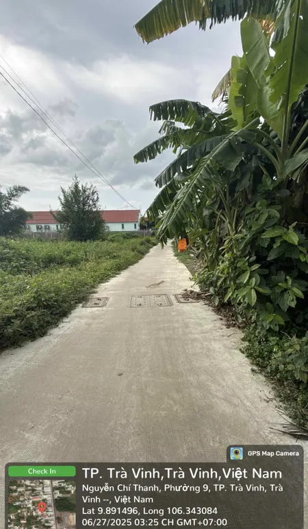 Bán nền đất Chợ Phường 9, lô gốc 2MT