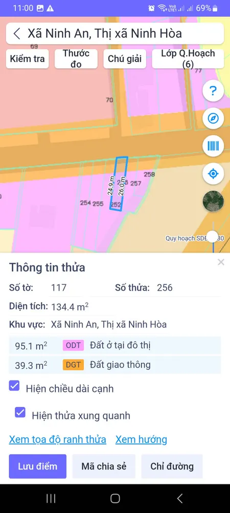 0938.113.403 Đất thổ cư trục chính Sơn Lộc, Ninh An