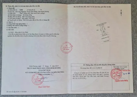Bán lô đất  rẻ nhất khu Long Nguyên bầu bàng