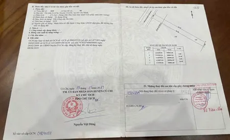 (B402) Đất đường Nguyễn Văn Khạ, Thị Trấn Củ Chi, dt 271m2 ,thổ cư 219m2, chỉ 9 tỷ