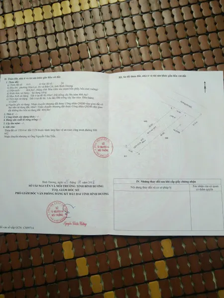 Bán miếng đất  mặt tiền DH 602 hòa Lợi Bến Cát Bình Dương.