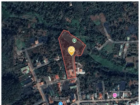 Bán đất 7400.2m² ngang 25m giá 15 tỷ tại Xã Hòa Thắng Thành phố Buôn Ma Thuột
