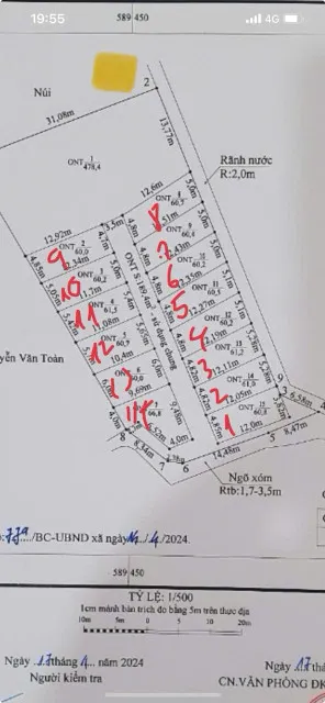 Bán đất 60m² 300 triệu tại Xã Kỳ Sơn Huyện Thuỷ Nguyên. liên hệ 0362558882
