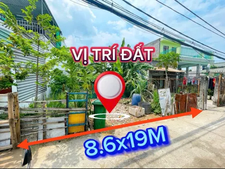 BÁN ĐẤT XÂY NHÀ VƯỜN, 160M2, NGUYỄN VĂN TẠO, HXH, NGANG 8.5M, 2.7 TỶ