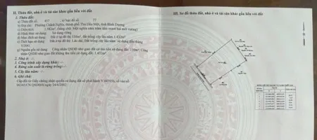 Bán đất 1582m² 35 tỷ tại Phường Chánh Nghĩa Thành phố Thủ Dầu Một