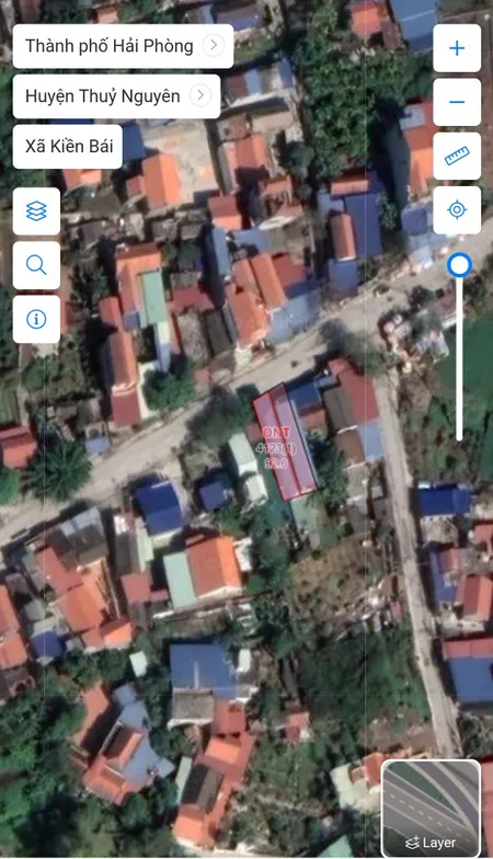 Bán đất 92m² ngang 4m giá 2.69 tỷ tại Xã Kiền Bái Huyện Thuỷ Nguyên. liên hệ 0362558882