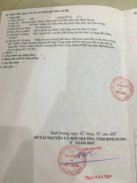 Bán lô góc Hiệp Thang TDM Bình Dương mặt tiền Phạm Ngũ Lão nối dài