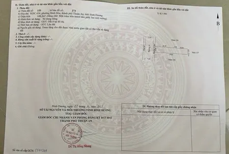 Bán 2 lô liền kề Vị Trí Kinh Doanh, tổng Ngang 10m Dài 30m Trung Tâm Chợ 434 Phường Bình Hoà-TP Thuận An Diện tích: 10 x 30 = 300.0m2 ( 2 sổ, mỗi sổ ngang 5)