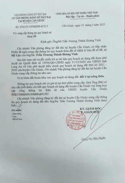 Bán đất cần giuộc