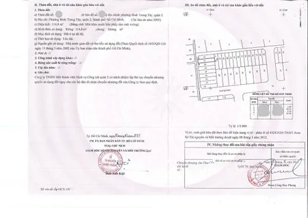 NỀN ĐẤT ĐẸP – ĐƯỜNG SỐ 39, BÌNH TRƯNG TÂY, Q2