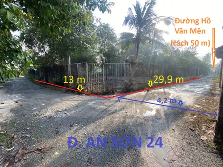 Bán đất 400m² ngang 13.25m giá 4.55 tỷ tại Xã An Sơn Thị xã Thuận An