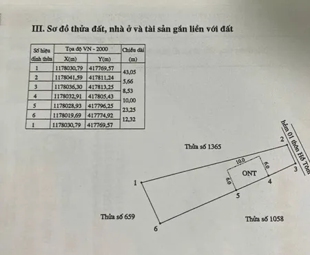 Bán nhà 380.7m² 1.5 tỷ tại Xã Tân Phước Thị xã La Gi