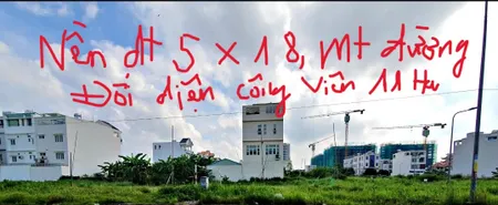 Bán đất 90m², đối diện công viên 11ha, dự án Khu dân cư Phú Nhuận 1,2, thạch mỹ lợi